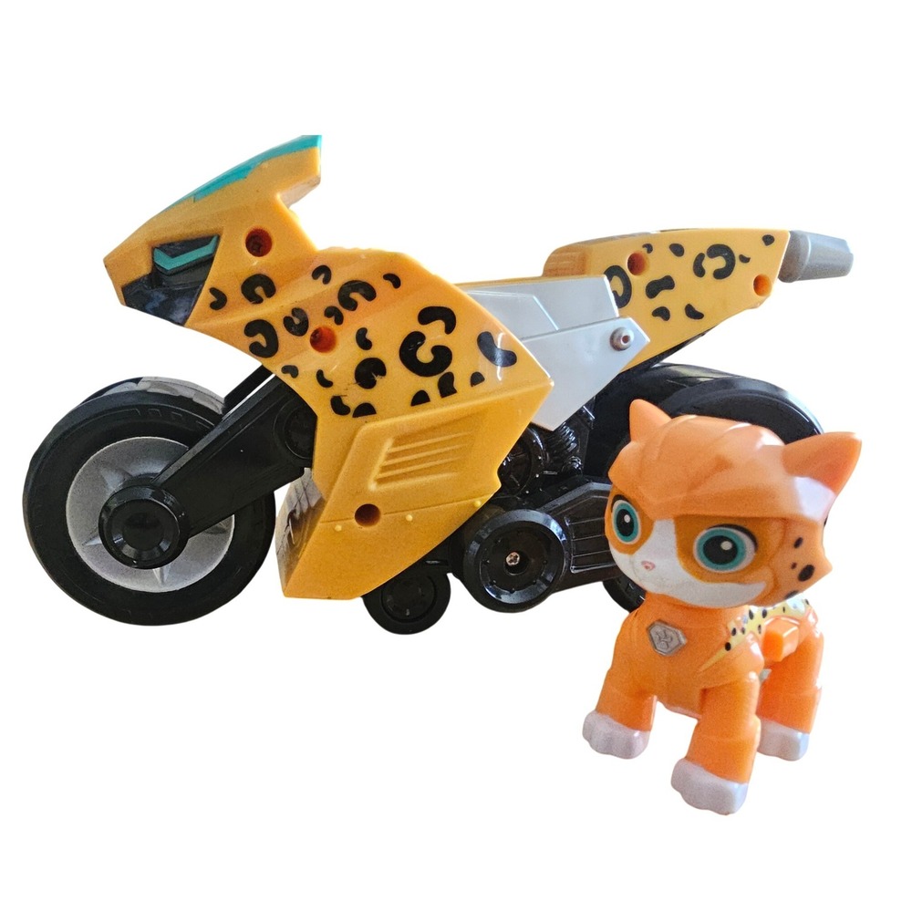 Paw Patrol Catpack‎ Wildcat Transforming Motorcycle Vehicle with Figure